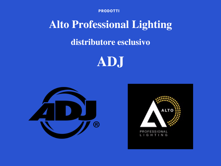 Alto Professional Lighting distribuisce ADJ